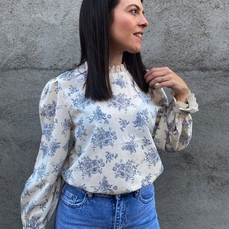 Blusa estampada flores