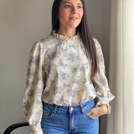 Blusa Estampada Flores