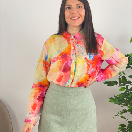Falda pantalón verde