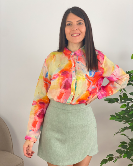 Falda pantalón verde