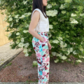 Pantalón fluido estampado