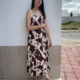 Vestido animal print