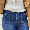 Denim botones