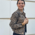Chaqueta animal print