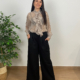 Pantalón palazzo negro