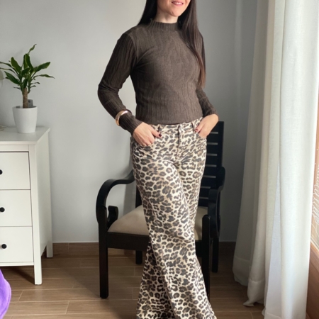 Pantalon animal print