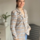 BLAZER CUADROS AZUL