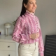 CAMISA BORDADA CUADROS