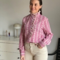 CAMISA BORDADA CUADROS