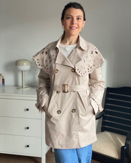 GABARDINA BEIGE