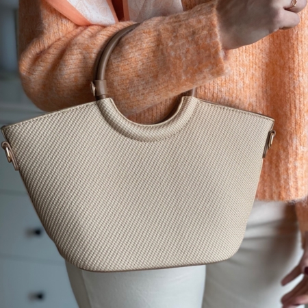 BOLSO COMBINADO CAMEL