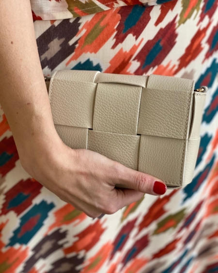 Bolso Trenzado Beige