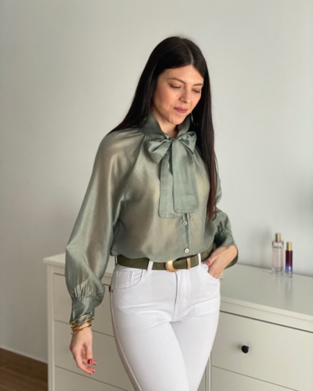Camisa Verde lazo