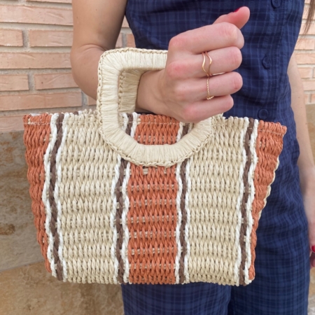 Bolso Rafia Teja