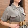 Vestido Camisero Verde
