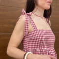 Vestido Cuadros Rojo