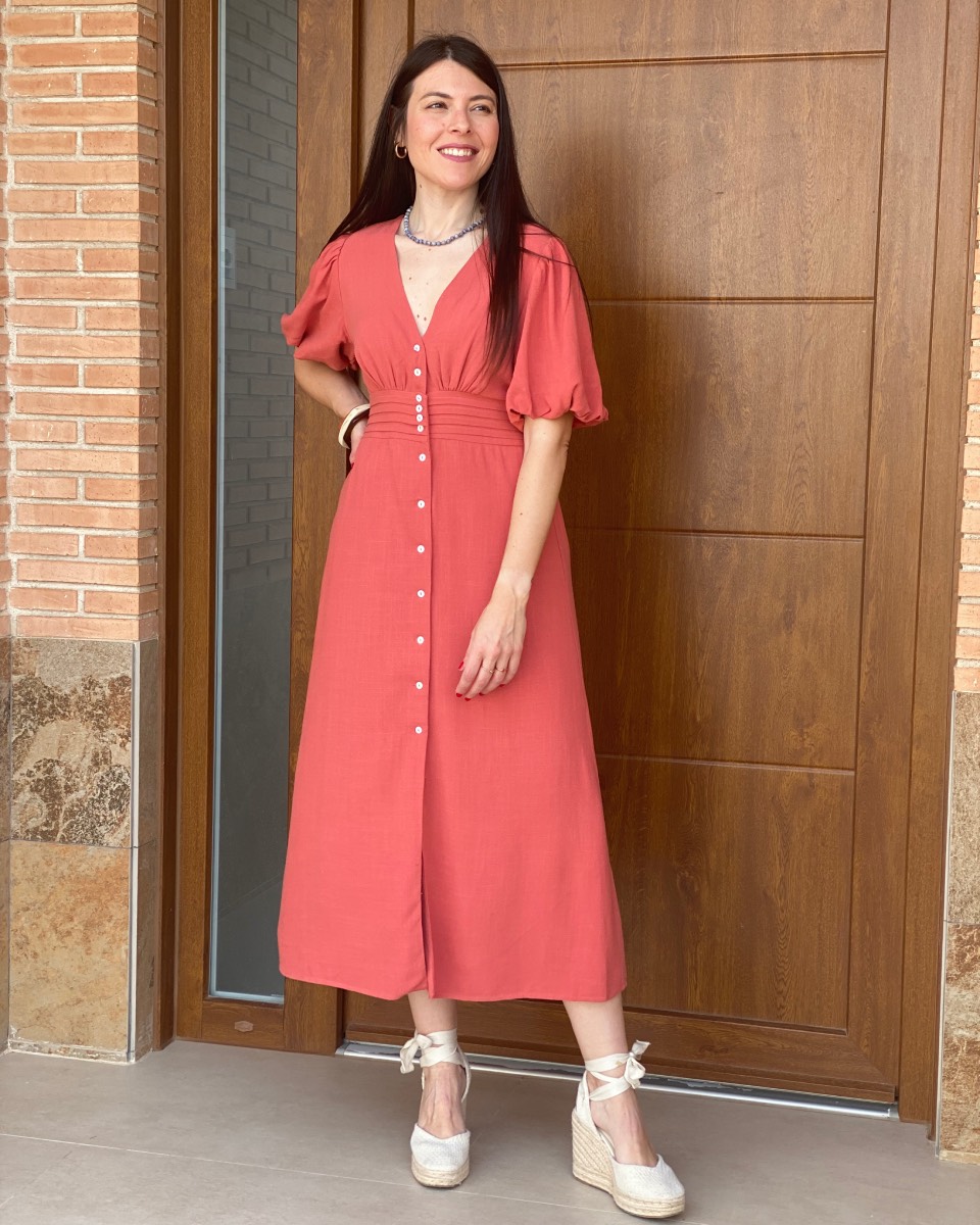 Vestido Teja