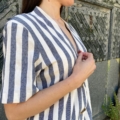 Blazer Rayas Azul