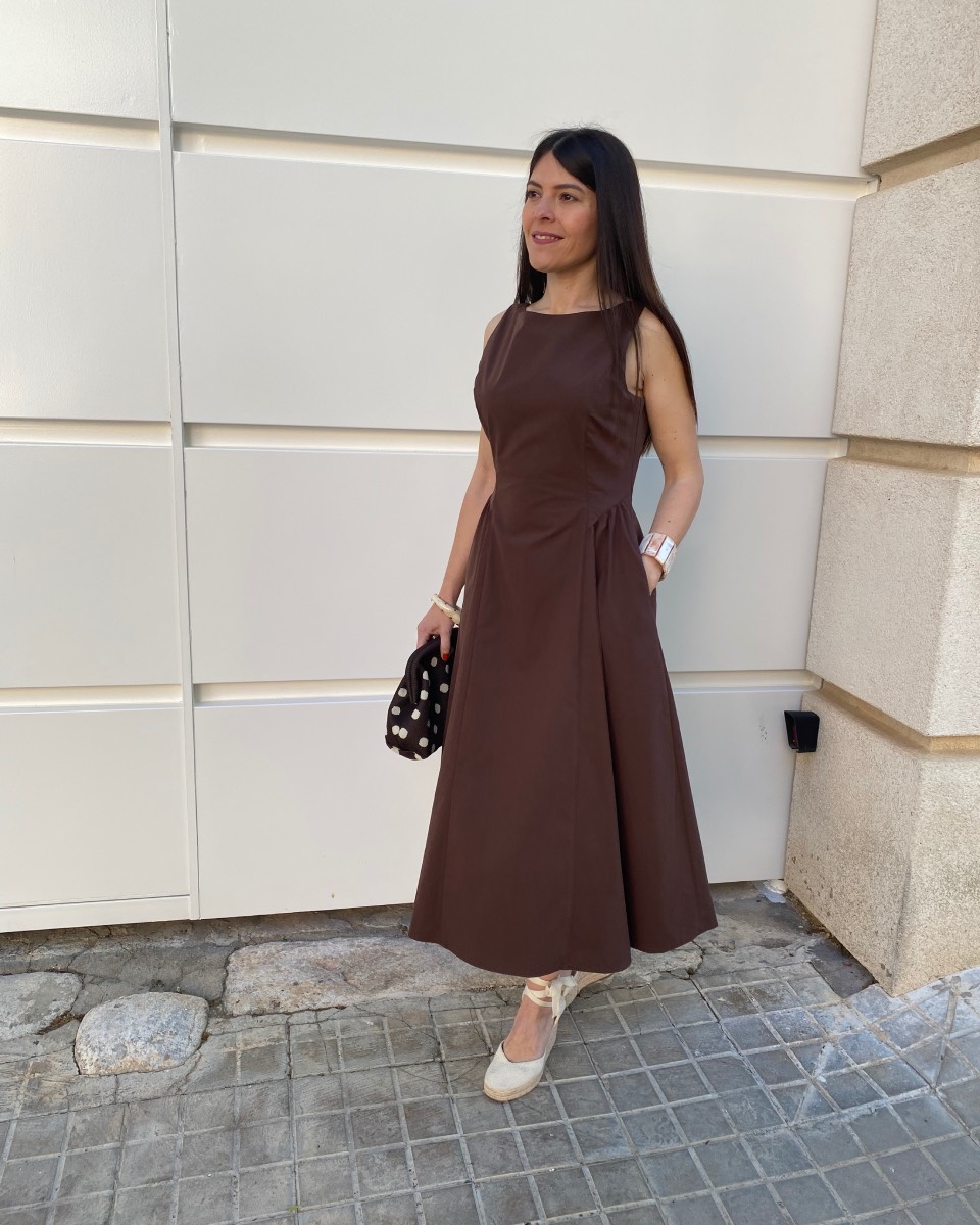 Vestido Marrón