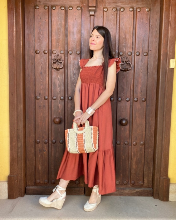 Vestido Midi Teja