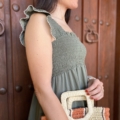 Vestido Midi Kaki