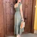 Vestido Midi Kaki