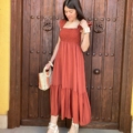 Vestido Midi Teja