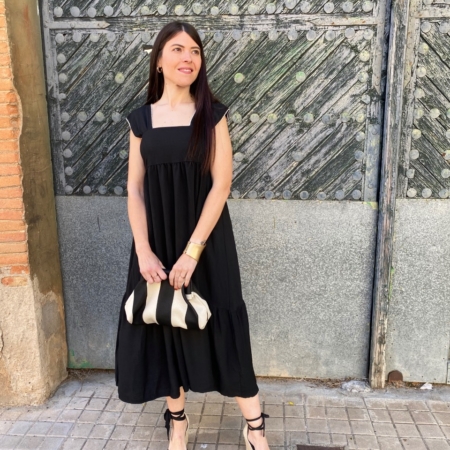 Vestido Midi Negro