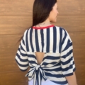 Camiseta Rayas Marino