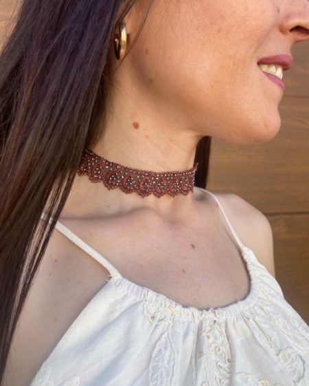 Choker Marrón
