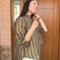 Blusa Rayas Verde