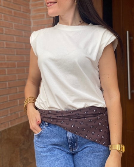 Pañuelo Marrón