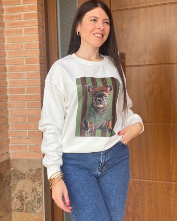 Sudadera Bulldog Verde